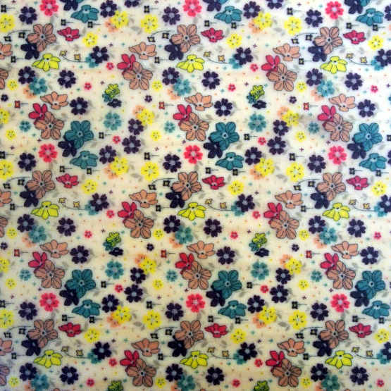 Collection "Fleurs des champs" - fleurs rose