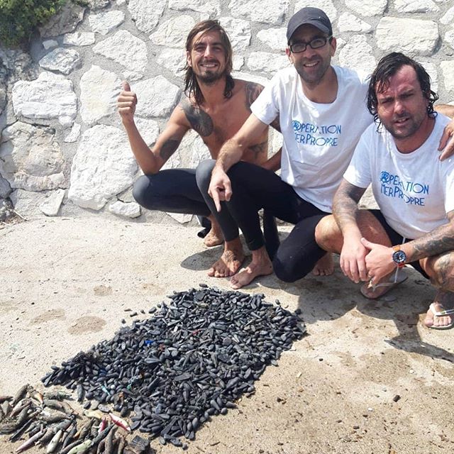 Ils repêchent 100 kg de plomb de pêche