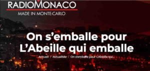 On s’emballe pour L’abeille qui emballe sur Radio Monaco