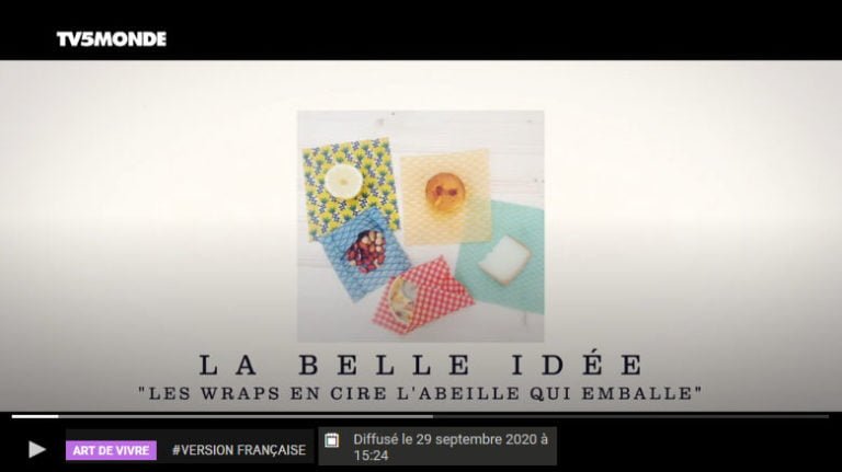 TV5MONDE #point de vue - La belle idée&nbsp;: wrap en cire d'abeille