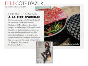 On filme les aliments à la cire d'abeille - dans ELLE Côte d'Azur