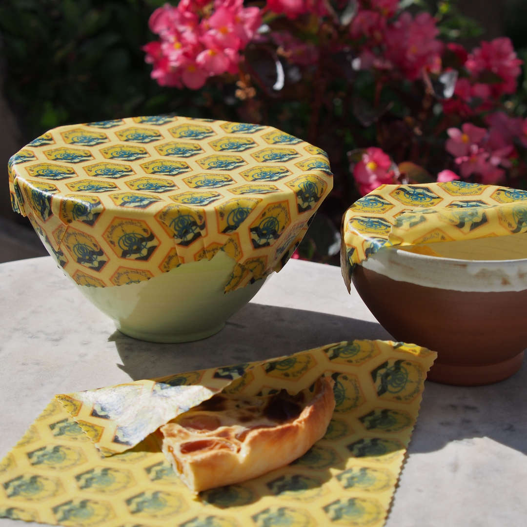 Pack découverte de beeswraps L'abeille qui emballe x Opération Mer Propre en action