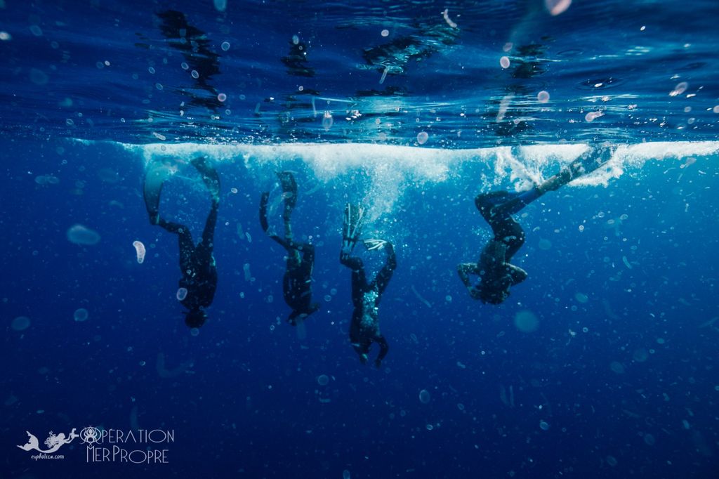 Les plongeurs d'Opération Mer Propre