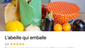 Avis bee wraps de L'abeille qui emballe