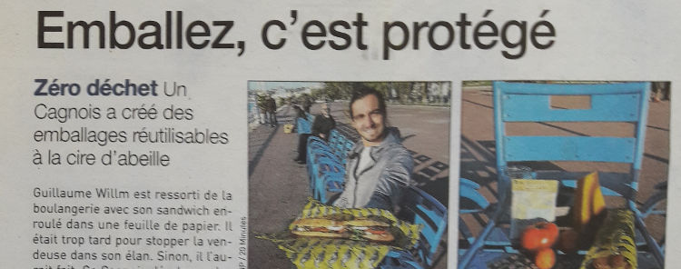Article de 20 minutes sur l'abeille qui emballe