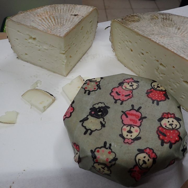 Tome de fromage et beeswrap