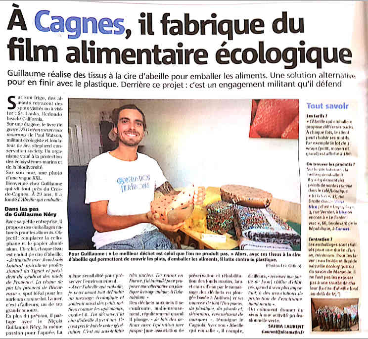 Film alimentaire écologique et engagement pour la preservation de l'environnement