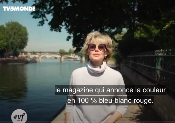 TV5MONDE #vf, le magazine qui annonce la couleur en 100% bleu-blanc-rouge