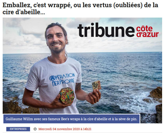 Emballez, c'est wrappé, ou les vertus (oubliées) de la cire d'abeille... Tribuca