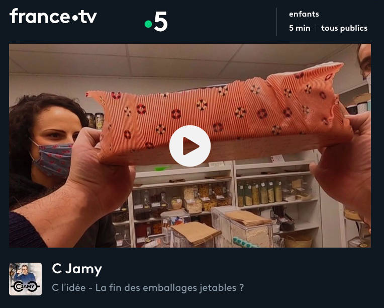 C Jamy - C l'idée - La fin des emballages jetables ?