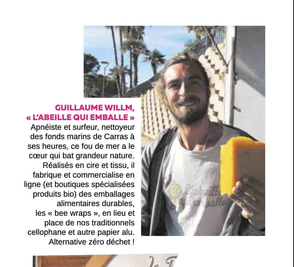 Guillaume Willm, L'abeille qui emballe, dans Nice Magazine n°9